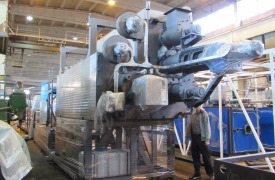 Сборка аппарата утилизации резины